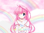gift mitha pink hair watermark wink