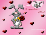 valentime day bunny