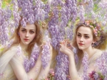 Wisteria angels