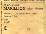 Marillion - Glasgow Apollo (February 1984)