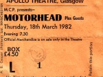 Motorhead - Glasgow Apollo (March 1982)