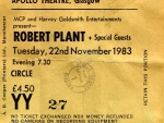 Robert Plant - Glasgow Apollo (November 1983)