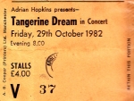 Tangerine Dream At The Glasgow Apollo (October 1982)