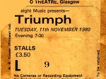 Triumph - Glasgow Apollo (November 1980)