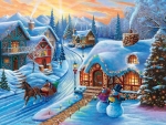 Sunset Christmas Village
