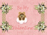 Valentine Bear on A Cloud