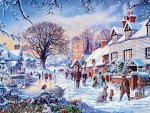 A Village in Winter