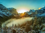 Yosemite in Winter, California