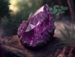 Magical fantasy crystal amethyst