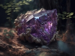 Magical fantasy crystal amethyst