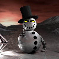 Smevil the Evil Alien Snowman
