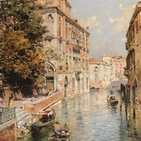 A View in Venice, Rio S Marina