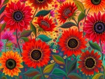 Sunflower Painting