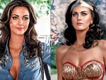 Lynda Carter as Bobbie Jo and Diana