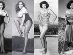 Julie Newmar and Jane Russell