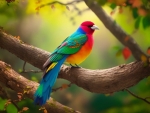 Color-bird-close-up