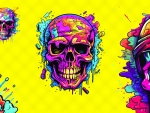Skull - CyberPunk Style