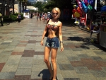 VALERIA LUKYANOVA ON THE WALKING STREET