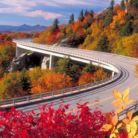 Linn Cove Viaduct Grandfather Mountain North Carolina