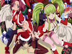 Kallen and C.C. ready for Santa