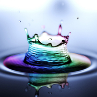 Rainbow Water Splash