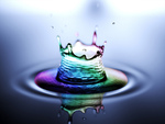Rainbow Water Splash