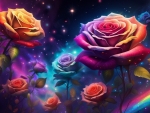 Colored roses