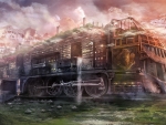 Steampunk train
