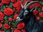 Black Philip Among The Roses