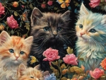 Kitten Oil Painting
