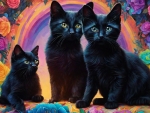 Beautiful Black Kitten's