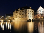 Zurich Town Hall (Rathaus) At night