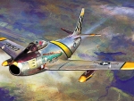 North American F-86 Sabre Art