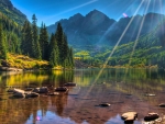Lake at Maroon Bells, Colorado