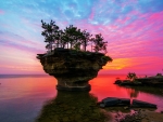 Turnip Rock At Lake Huron, Michigan