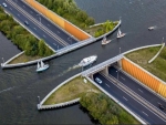 Veluwemeer Aquaduct Waterbridge Netherlands