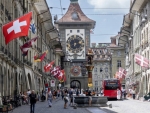 The Zytglogge is a landmark medieval tower in Bern, Switzerland.  