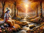 Krishna in autumn