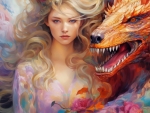 Princess and dragon