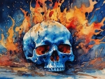 Blue Skull
