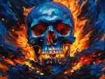 Blue Skull