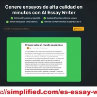 Escritura de ensayos fácil con el Redactor de ensayos AI gratuito