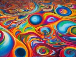 Psycedelic Hippie Abstract