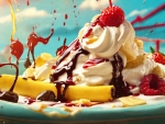 Banana Split Sundae