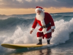 Surfin Santa