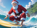 Surfin Santa