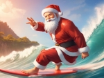 Surfin Santa