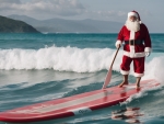 Surfin Santa