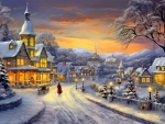 Winter village