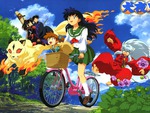 Inuyasha group with kirara